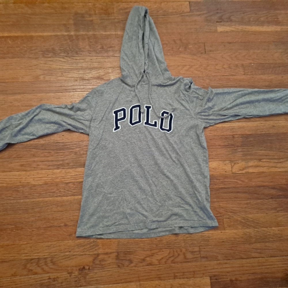 Hooded Polo long sleeve shirt